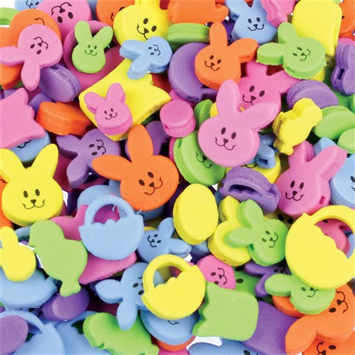 Easter Foam Beads - Pack of 250