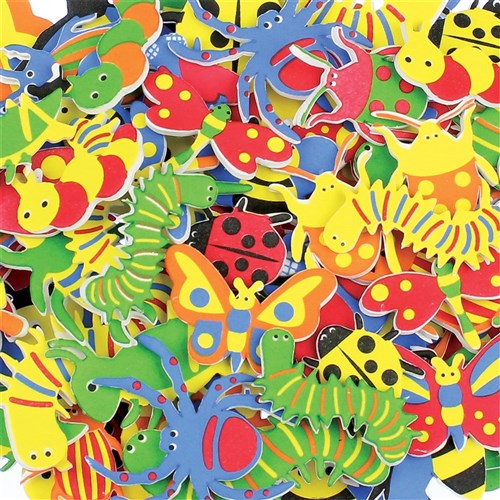 Foam Insect Stickers - Pack of 100