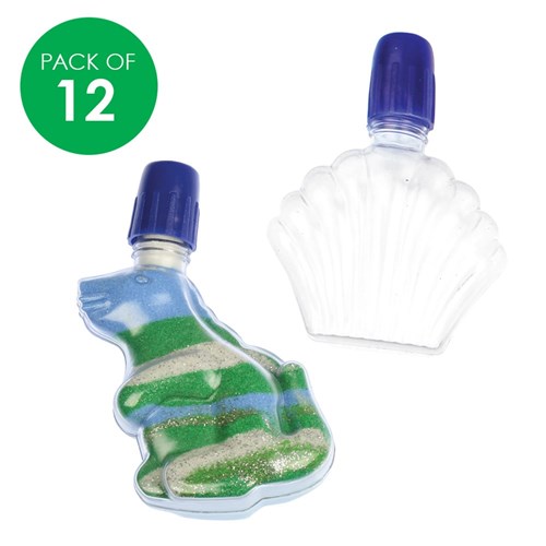 Mini Sand Art Bottles - Pack of 12