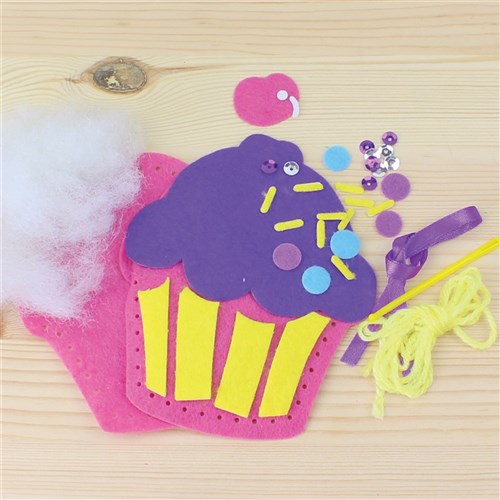 Cupcake Decorations Sewing Kit Pack of 3 Sewing & Textiles