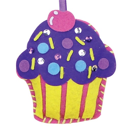 Cupcake Decorations Sewing Kit - Pack of 3