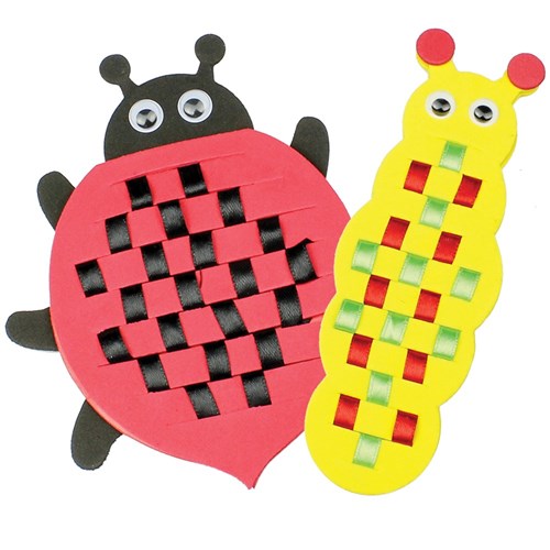 Minibeasts Weaving Magnet Kit - Pack of 6
