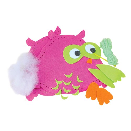 Felt Owl Cushions Sewing Kit - Pack of 2