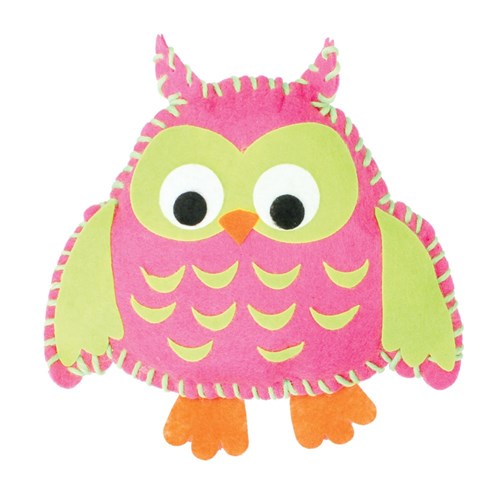 Felt Owl Cushions Sewing Kit - Pack of 2