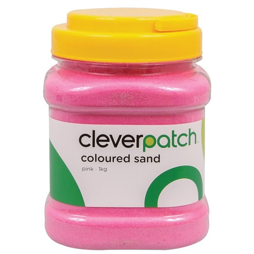 CleverPatch Coloured Sand - Pink - 1kg Tub