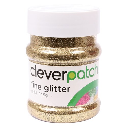 CleverPatch Fine Glitter - Gold - 145g Shaker Tub