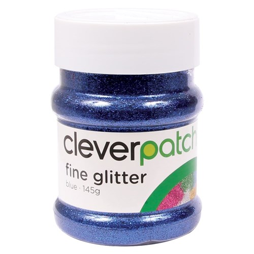 CleverPatch Fine Glitter - Blue - 145g Shaker Tub