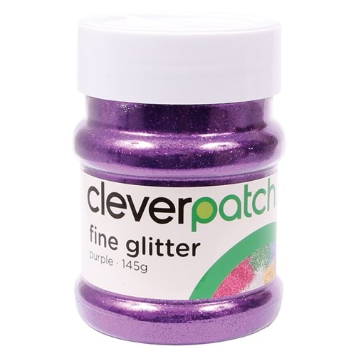 CleverPatch Fine Glitter - Purple - 145g Shaker Tub