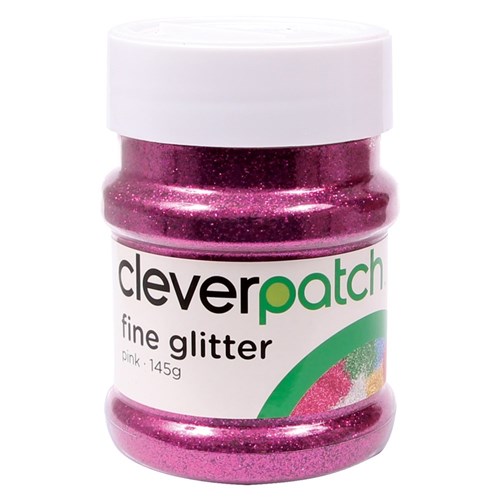 CleverPatch Fine Glitter - Pink - 145g Shaker Tub