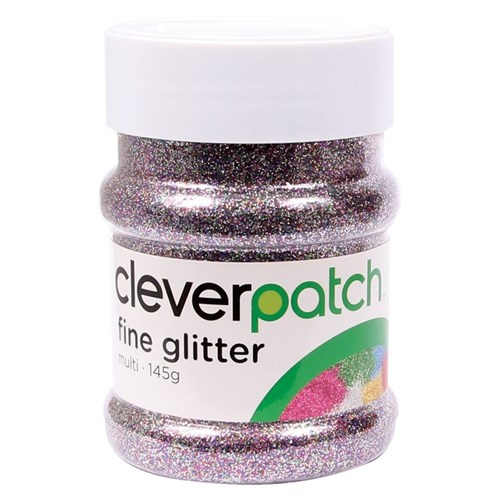 CleverPatch Fine Glitter - Multi - 145g Shaker Tub