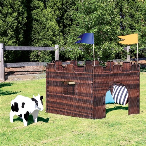 Outdoor Wicker Castle