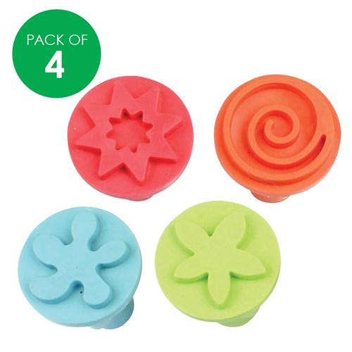 Easy Grip Pattern Stampers - Pack of 4