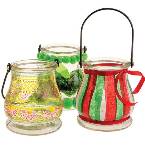 Hanging Glass Jar | Glass - CleverPatch - Art & Craft Supplies