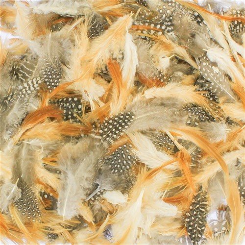 Feathers Natural 25g Pack Feathers CleverPatch Art & Craft