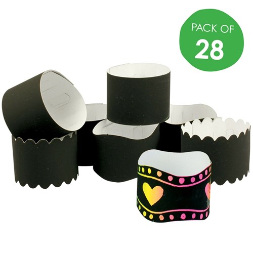 Scratch Board Bracelets - Pack of 28