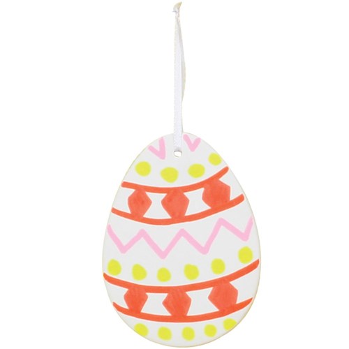 Ceramic Hanging Eggs - Pack of 5
