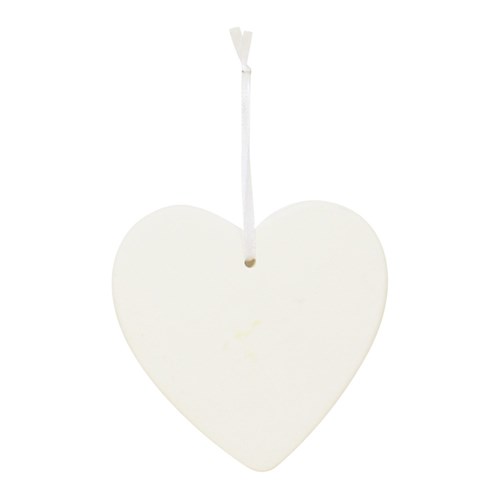 Ceramic Hanging Hearts - Pack of 5