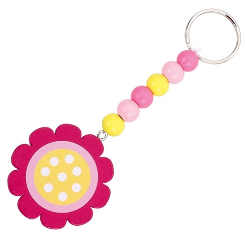 Flower Bead Keyring CleverKit