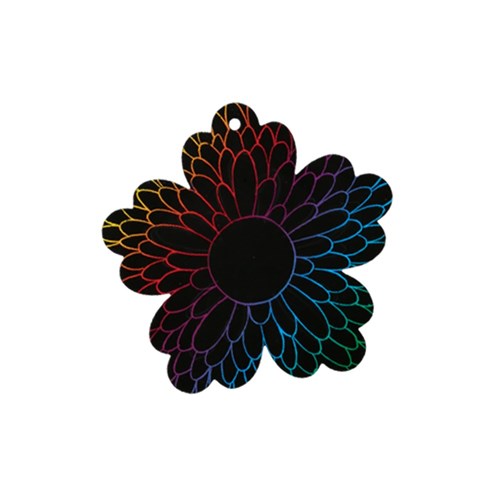 Scratch Board Flowers - Pack of 20