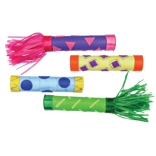 Music Shakers Pack of 4 Paper Activities CleverPatch Art & Craft Supplies