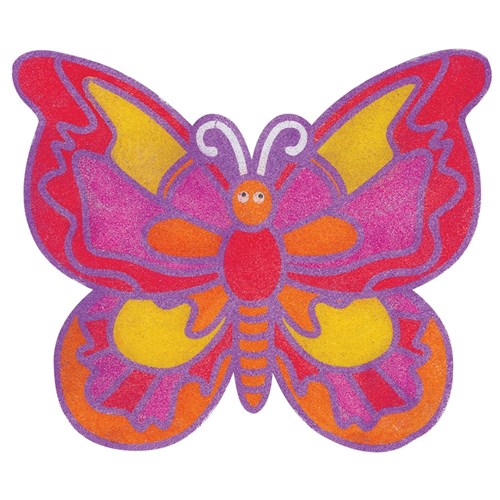 Butterfly Sand Art Shape
