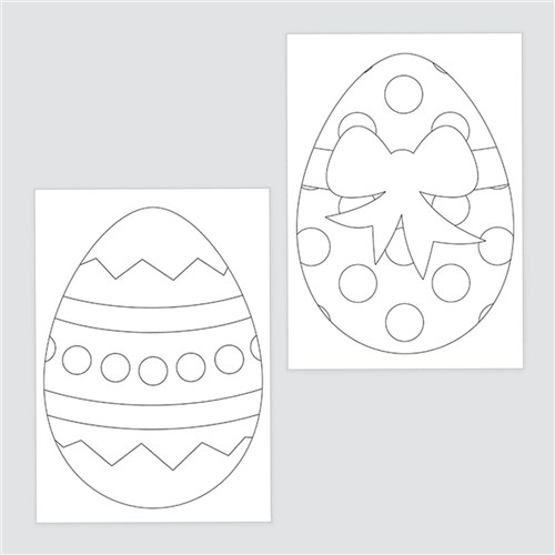 Easter Egg Sand Art Sheets - Pack of 20