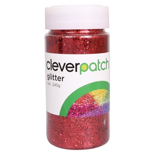 CleverPatch Glitter - Red - 245g Shaker Tub