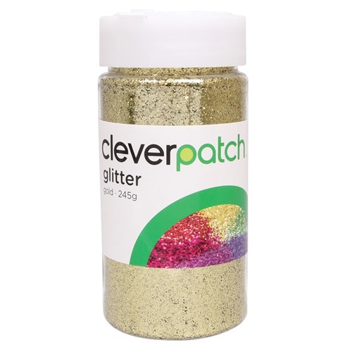 CleverPatch Glitter - Gold - 245g Shaker Tub
