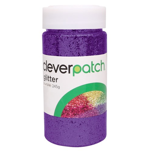 CleverPatch Glitter - Purple - 245g Shaker Tub