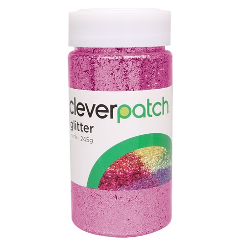 CleverPatch Glitter - Pink - 245g Shaker Tub