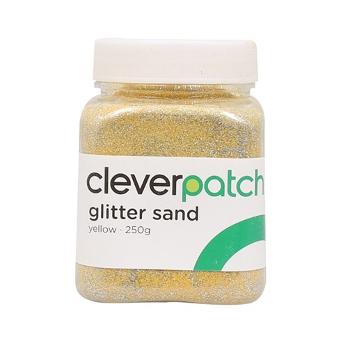 CleverPatch Glitter Sand - Yellow - 250g