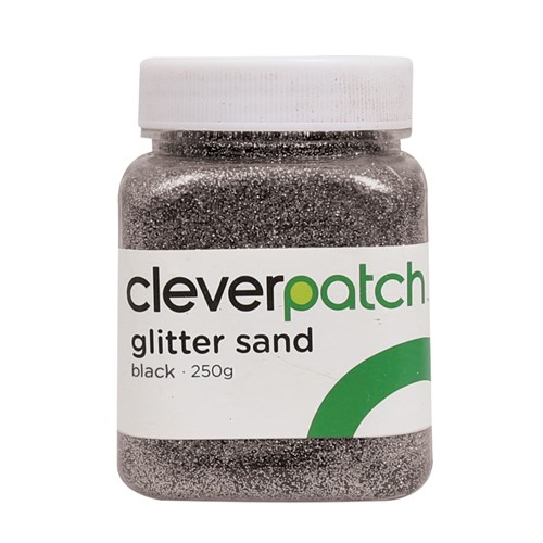 CleverPatch Glitter Sand - Black - 250g