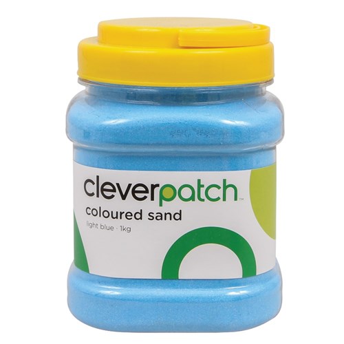 CleverPatch Coloured Sand - Light Blue - 1kg Tub