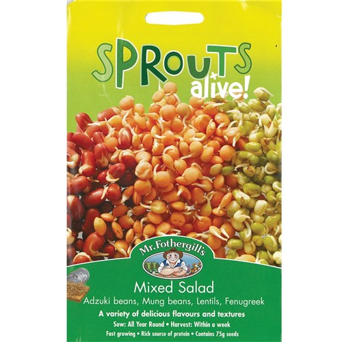 Sprouts Alive! Mixed Salad Seed Mix - 75g Pack