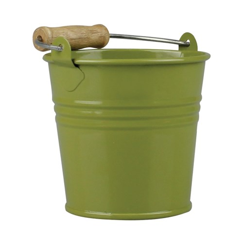 Tin Bucket - Small - Moss Green