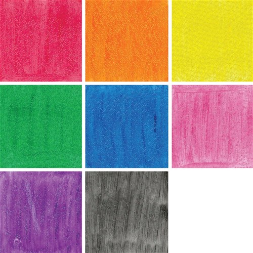 Glitter Glass & Porcelain Paint - 59ml - Set of 8 colours