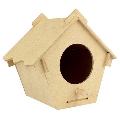 3D Wooden Birdhouse - Each