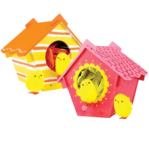 3D Wooden Birdhouse - Each