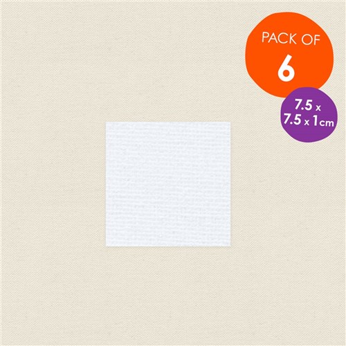 Mini Stretched Canvas - Pack of 6