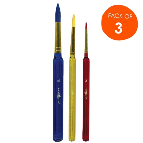 Triangular Paint Brushes - Pack of 3