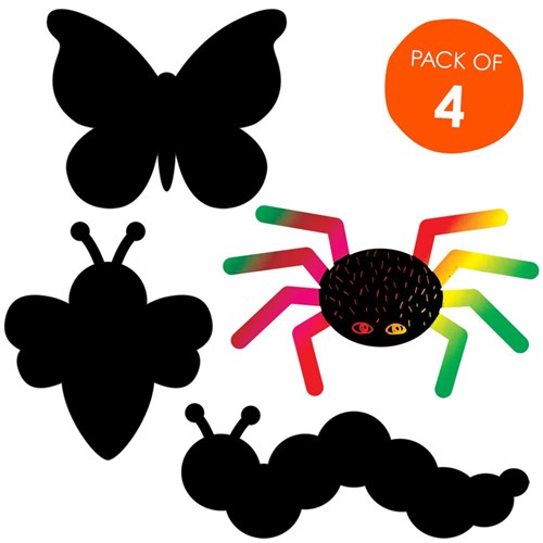 Scratch Board Minibeasts - Pack of 4