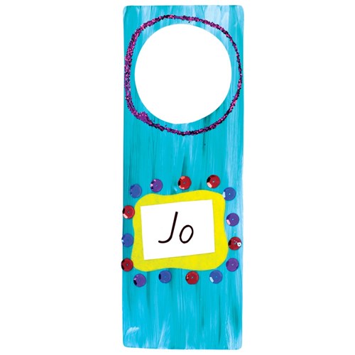 Cardboard Door Hangers - White - Pack of 4