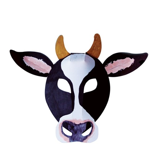 Barnyard Animal Fold-Up Masks - Pack of 6