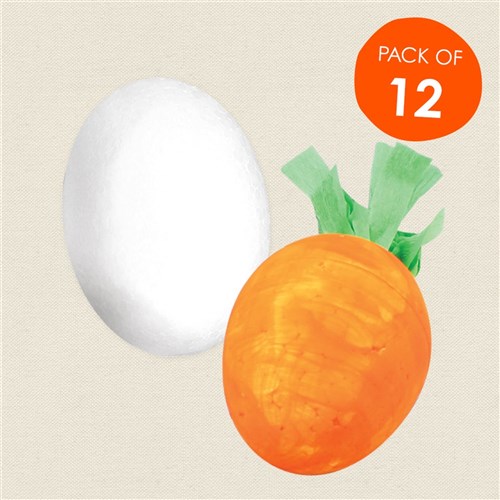 Decofoam Eggs - Pack of 12