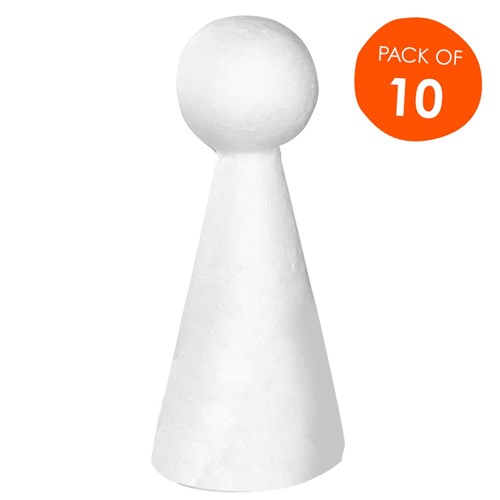 Decofoam Cone People - Pack of 10