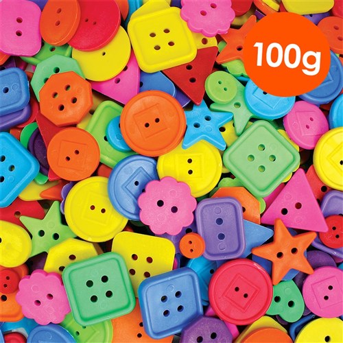 Bright Buttons - 100g Pack