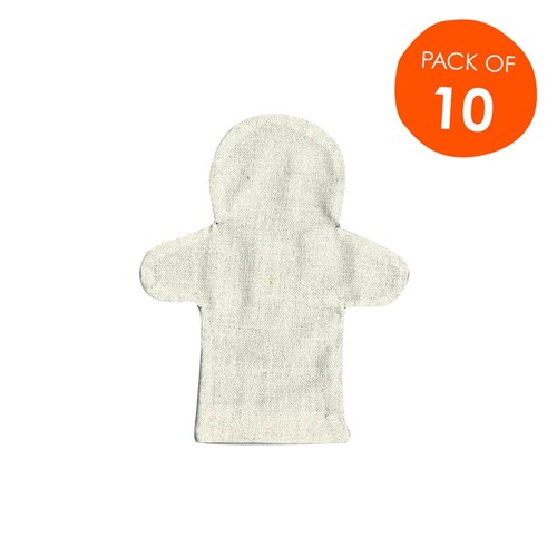 Cotton Finger Puppets - Pack of 10