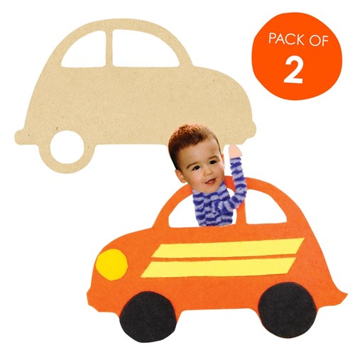 Wooden Car Frames - Pack of 2