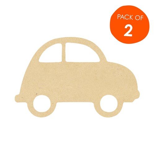Wooden Car Frames - Pack of 2