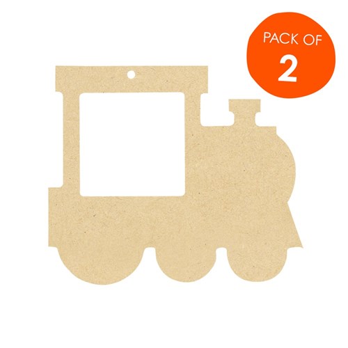 Wooden Train Frames - Pack of 2